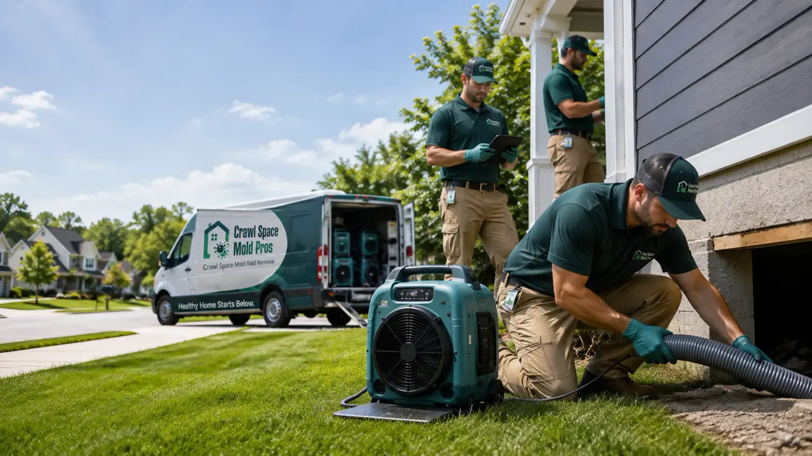 Crawl Space Mold Removal in Russellton, PA